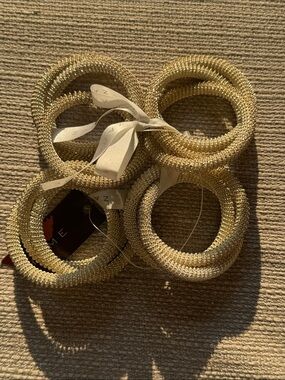 Zara Home Napkin Rings Set of 4 NWT